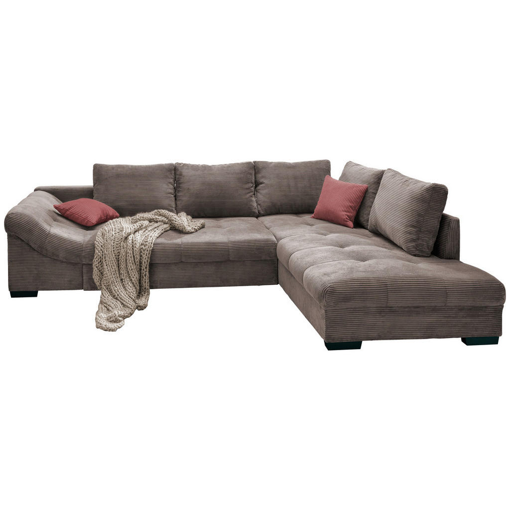 MID.YOU ROHOVÁ SEDAČKA, textil, šedohnědá 1