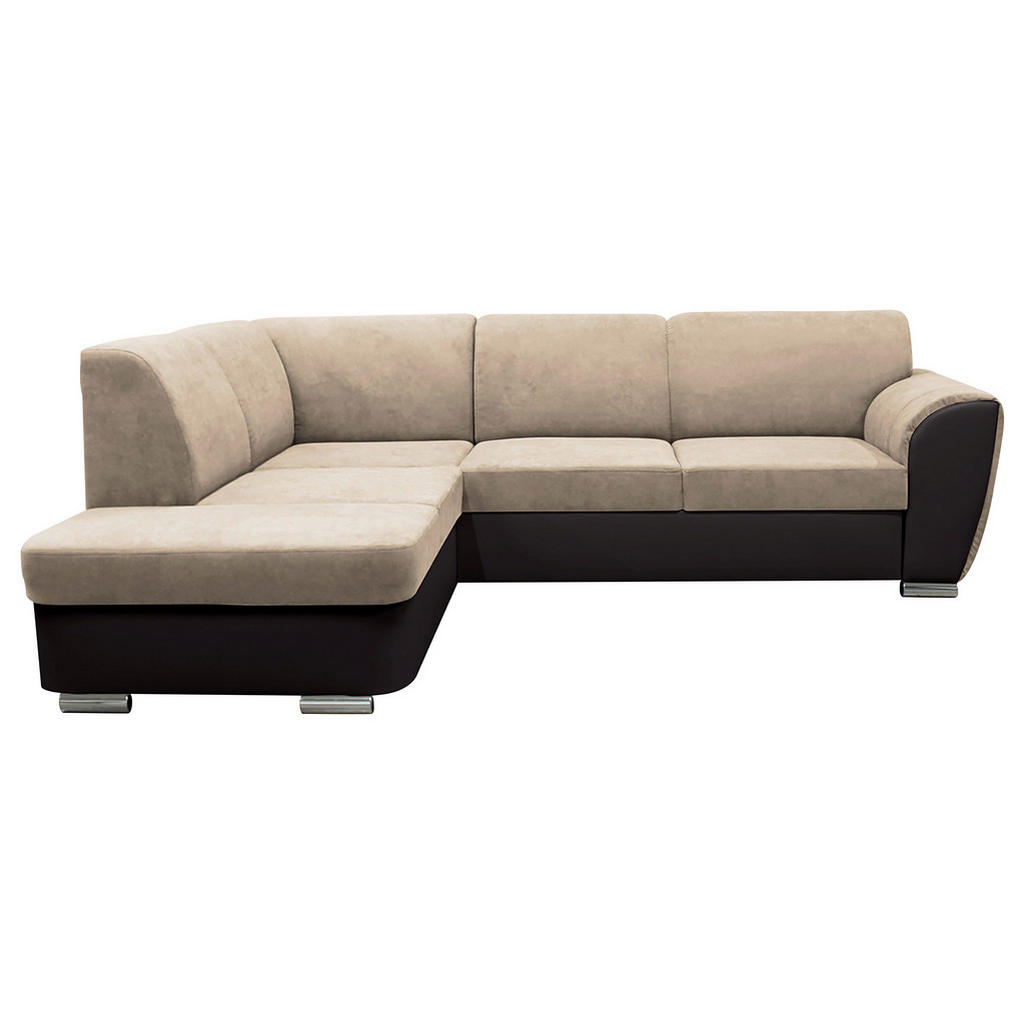 MID.YOU ROHOVÁ SEDAČKA, textil, tmavě hnědá, béžová 1