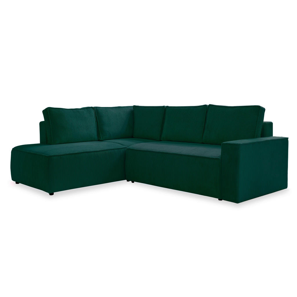 MID.YOU ROHOVÁ SEDAČKA, textil, tmavě zelená 1