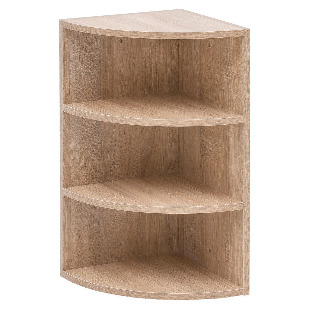 MID.YOU ROHOVÝ REGÁL, barvy dubu, 30/60/30 cm