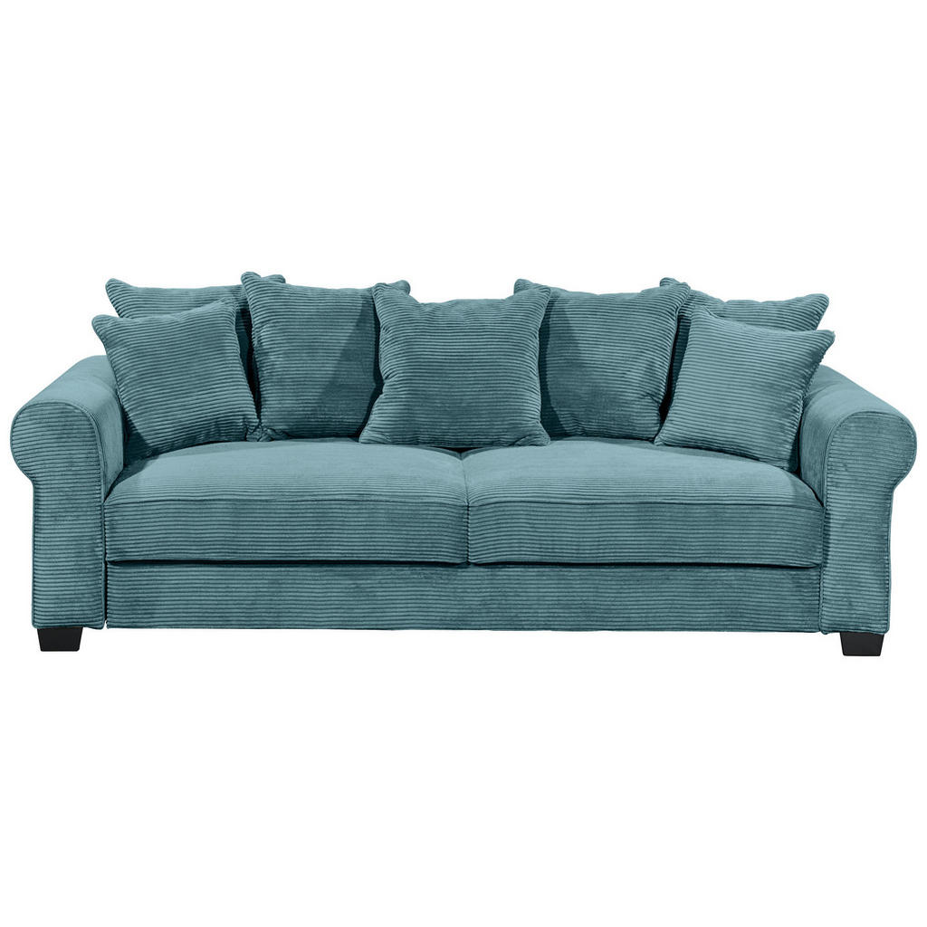 MID.YOU ROZKLÁDACÍ POHOVKA, textil, azurová modrá