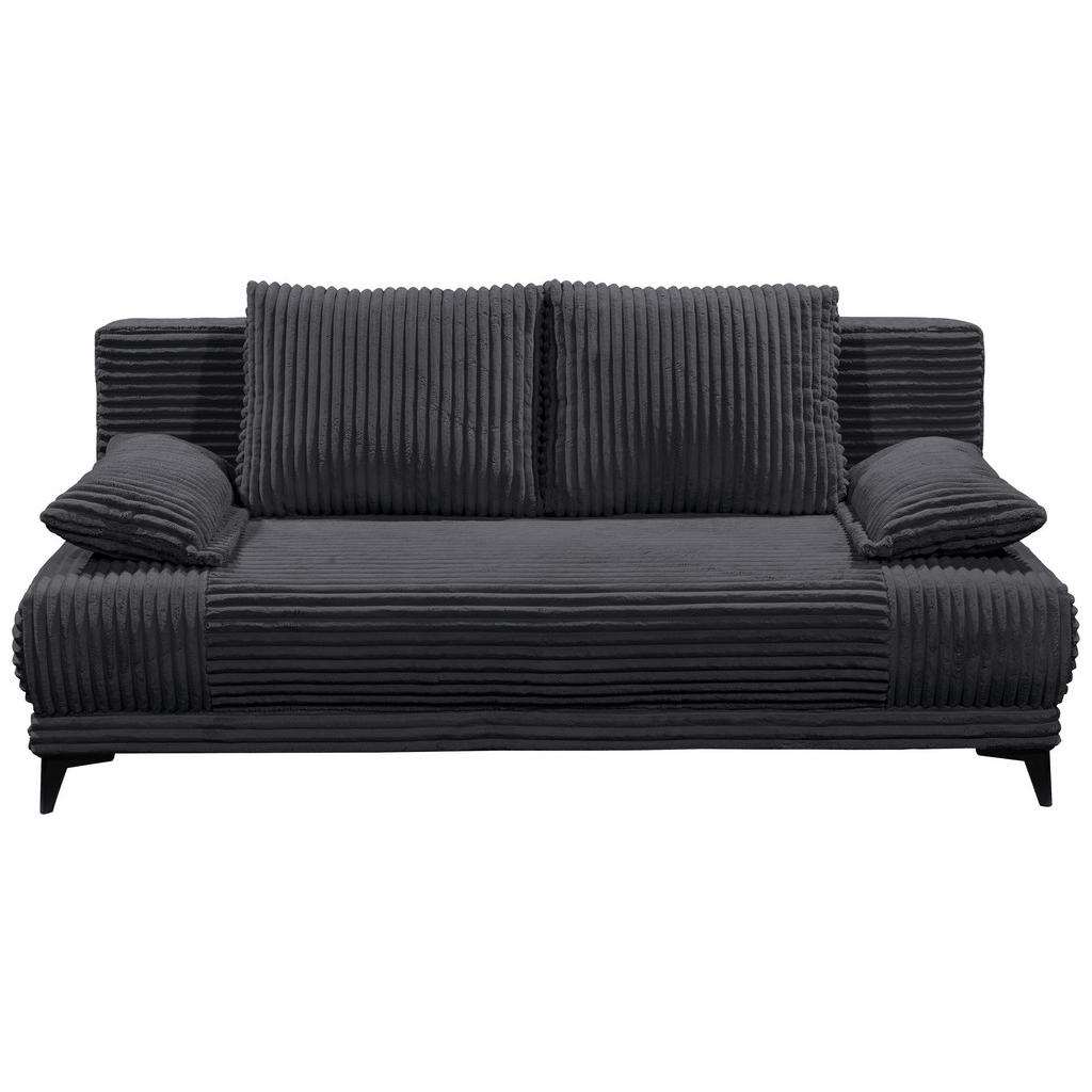 MID.YOU ROZKLÁDACÍ POHOVKA, textil, černá