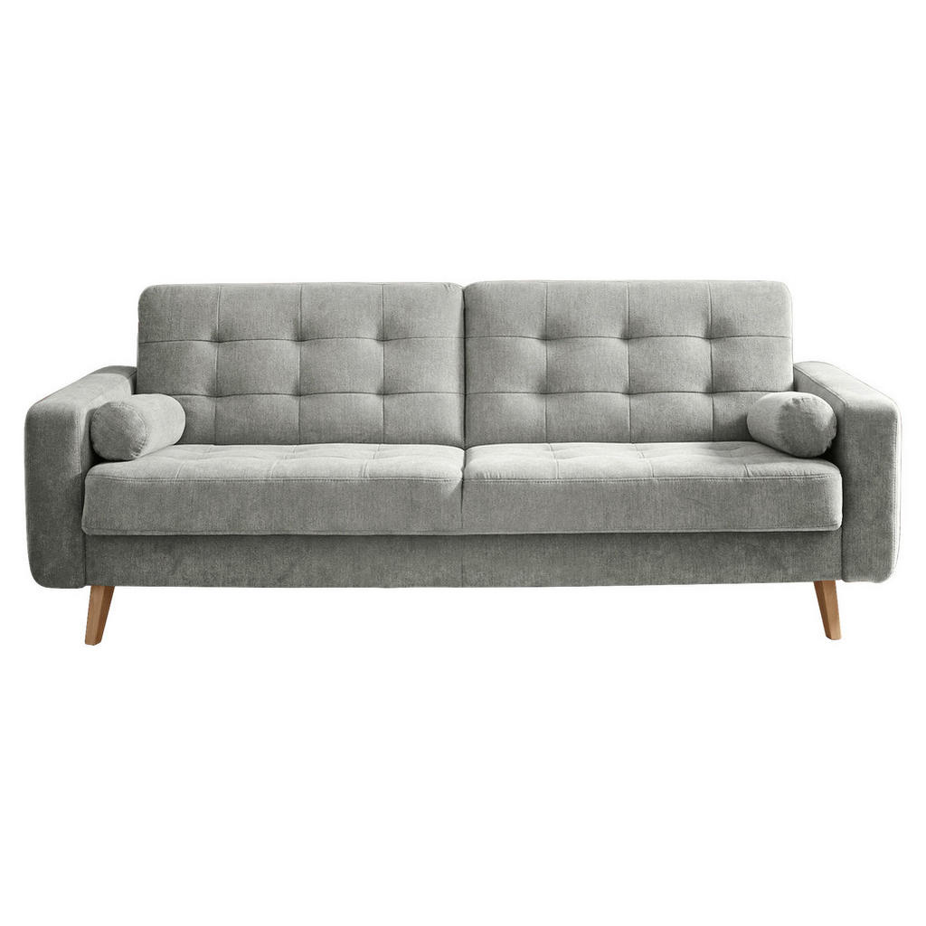 MID.YOU ROZKLÁDACÍ POHOVKA, textil, kompozitní dřevo, jílová barva