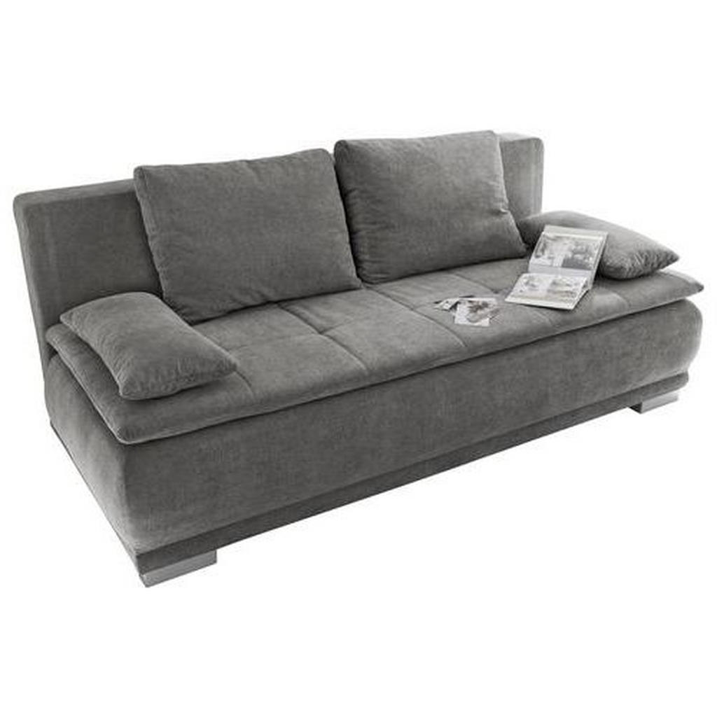 MID.YOU ROZKLÁDACÍ POHOVKA, textil, kompozitní dřevo, šedá