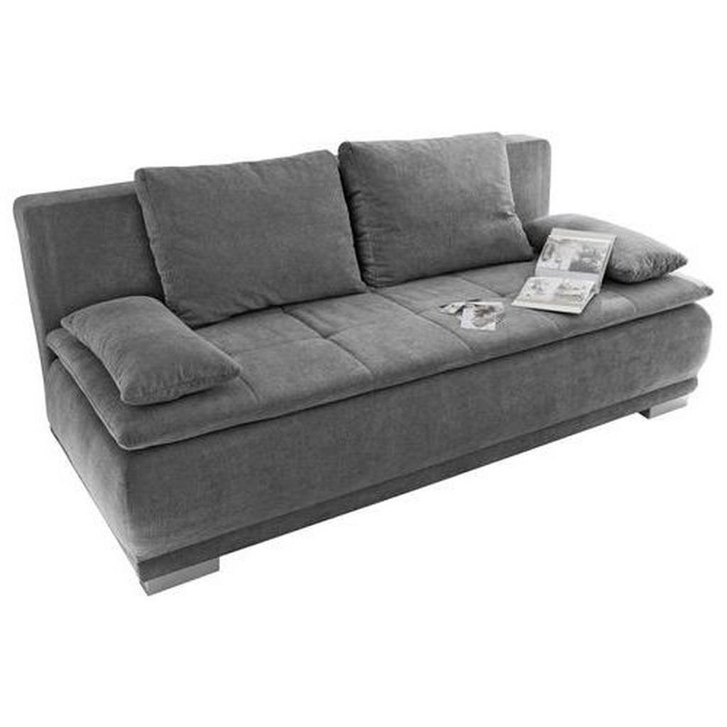 MID.YOU ROZKLÁDACÍ POHOVKA, textil, kompozitní dřevo, tmavě šedá 1