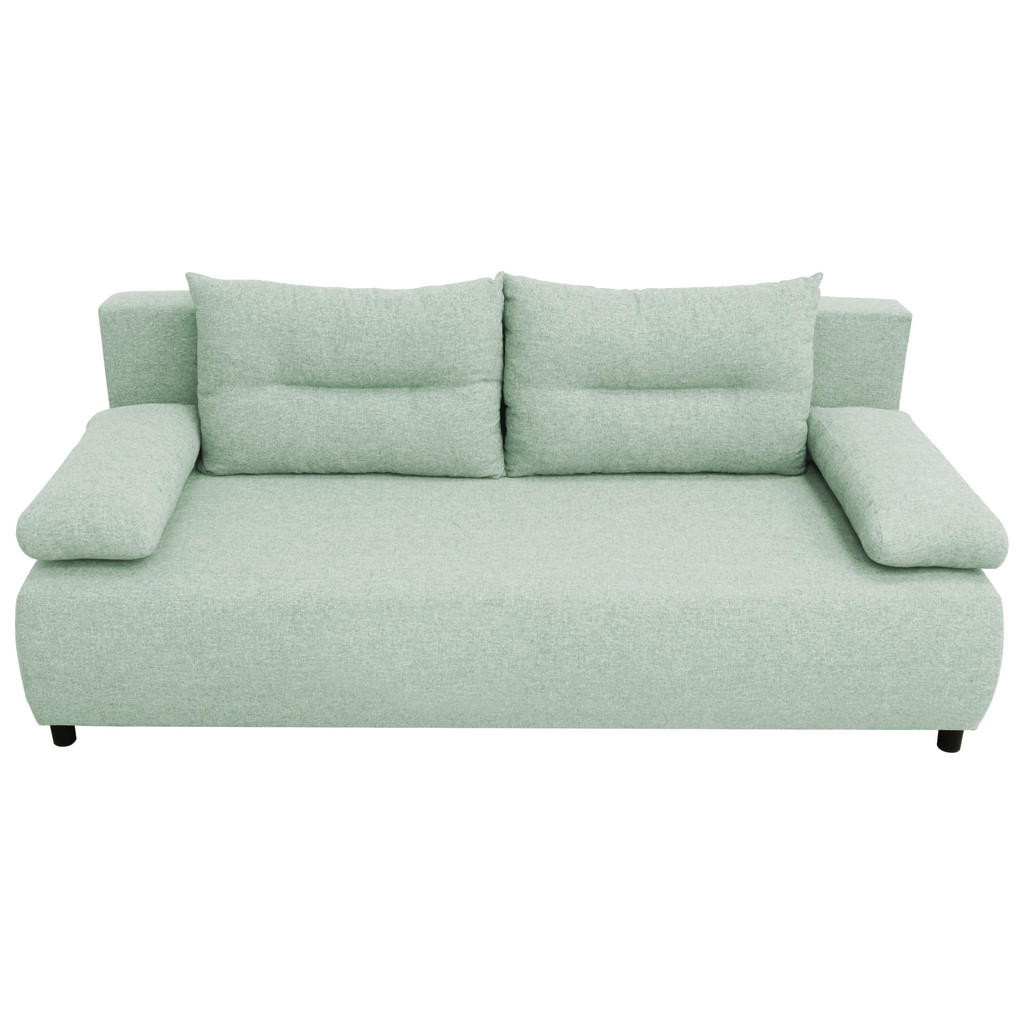 MID.YOU ROZKLÁDACÍ POHOVKA, textil, mátově zelená