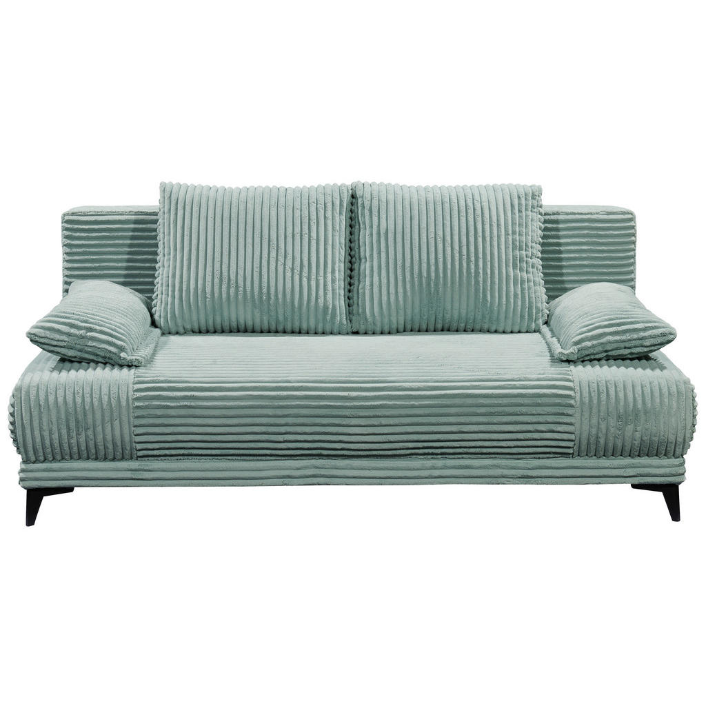 MID.YOU ROZKLÁDACÍ POHOVKA, textil, pastelově zelená