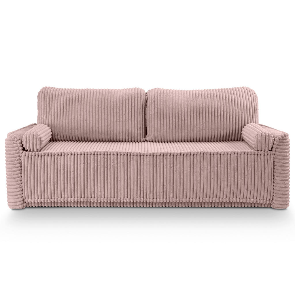 MID.YOU ROZKLÁDACÍ POHOVKA, textil, růžová 1