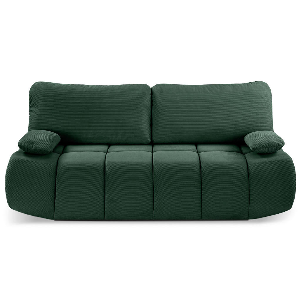 MID.YOU ROZKLÁDACÍ POHOVKA, textil, smaragdově zelená 1
