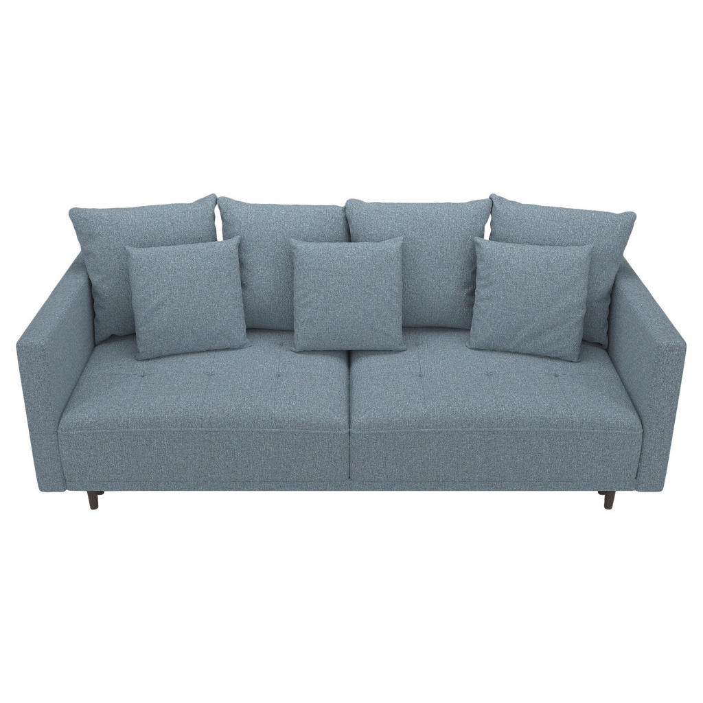 MID.YOU ROZKLÁDACÍ POHOVKA, textil, tyrkysová