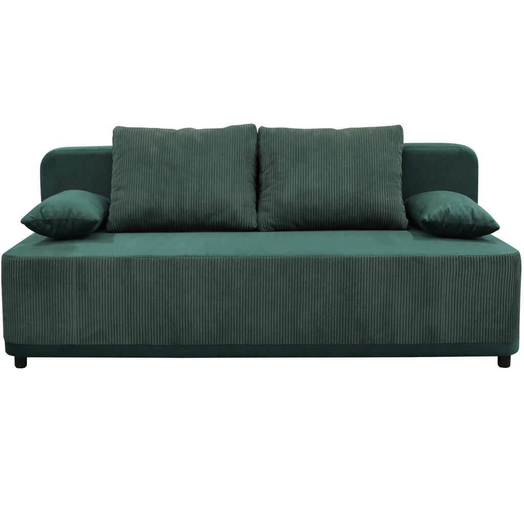 MID.YOU ROZKLÁDACÍ POHOVKA, textil, zelená 1