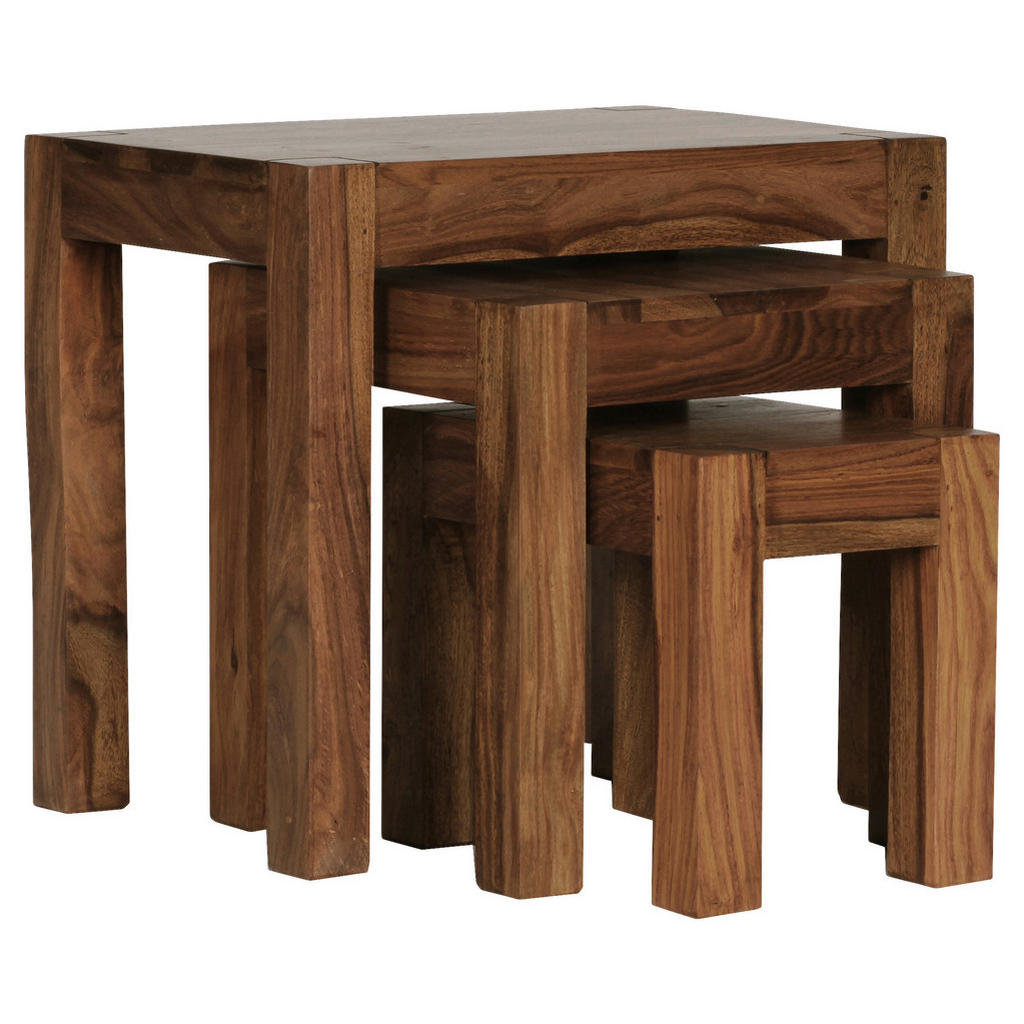 MID.YOU SADA ODKLÁDACÍCH STOLKŮ, sheesham, barvy sheesham 1