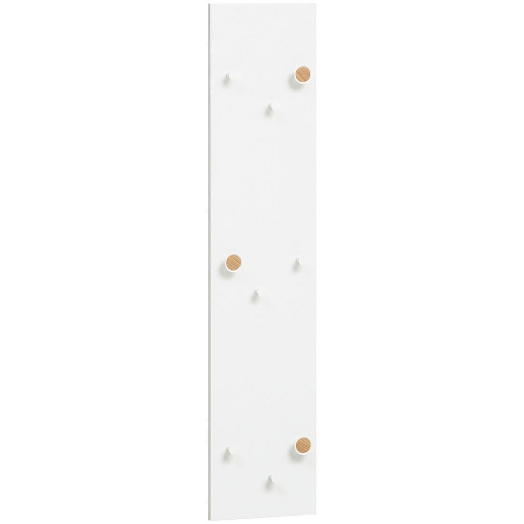 MID.YOU ŠATNÍ PANEL, bílá, 24,5/109/2,6 cm