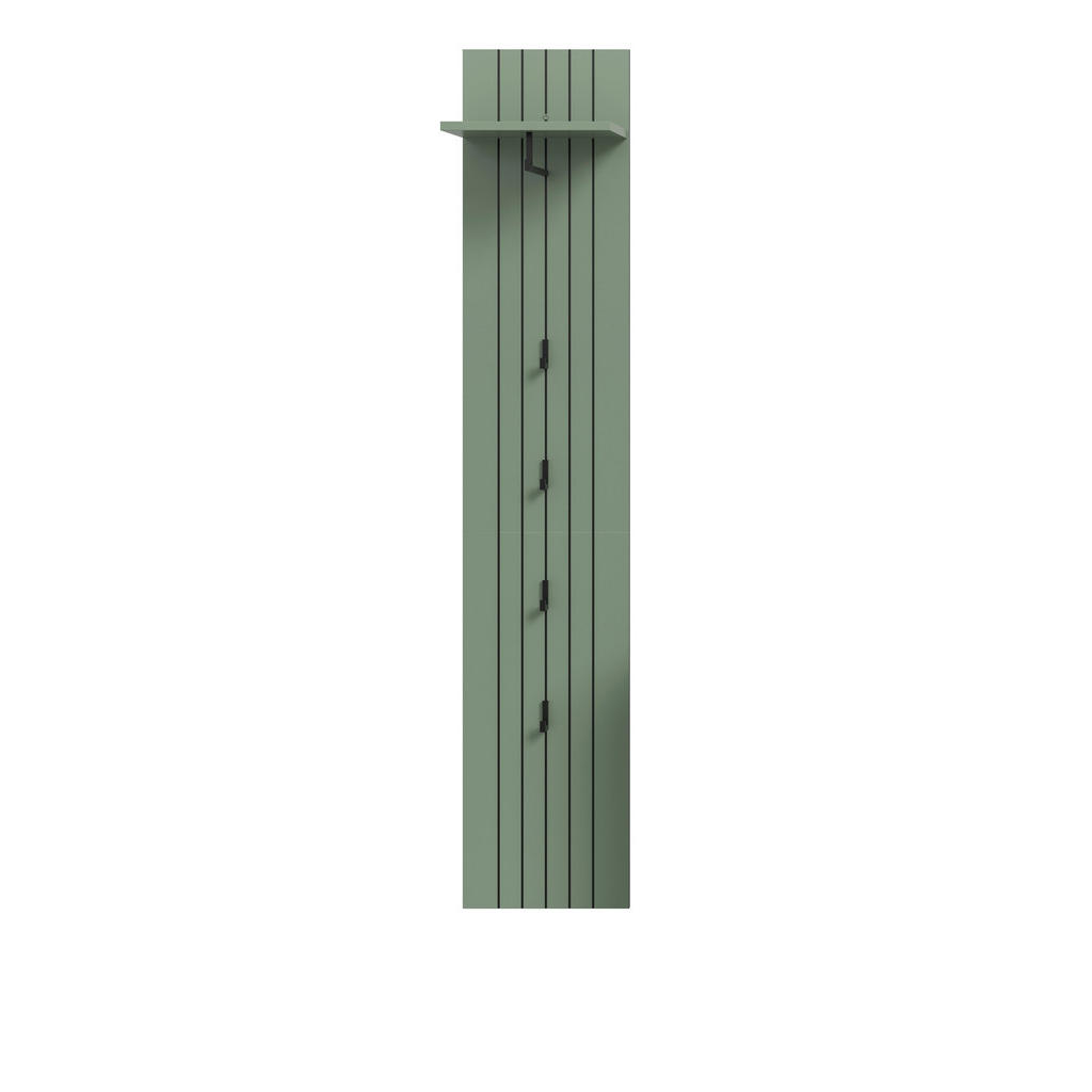 MID.YOU ŠATNÍ PANEL, šedozelená, 31/160/27 cm