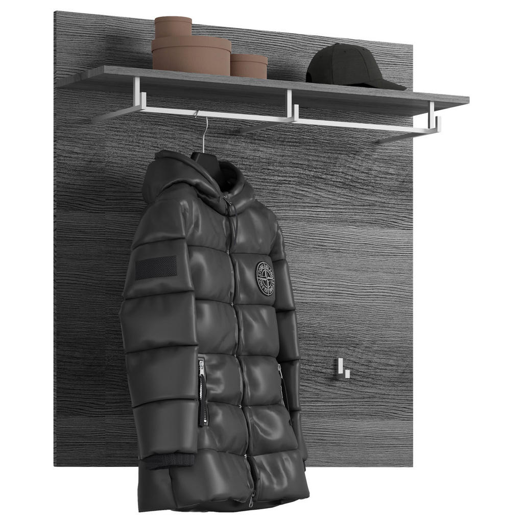 MID.YOU ŠATNÍ PANEL, tmavě šedá, 90/98/27 cm