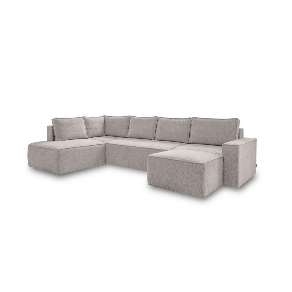 MID.YOU SEDACÍ SOUPRAVA, textil, šedá, bílá 1