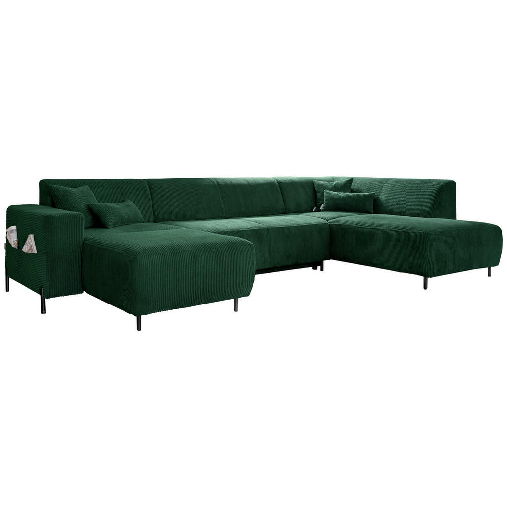 MID.YOU SEDACÍ SOUPRAVA, textil, tmavě zelená 1