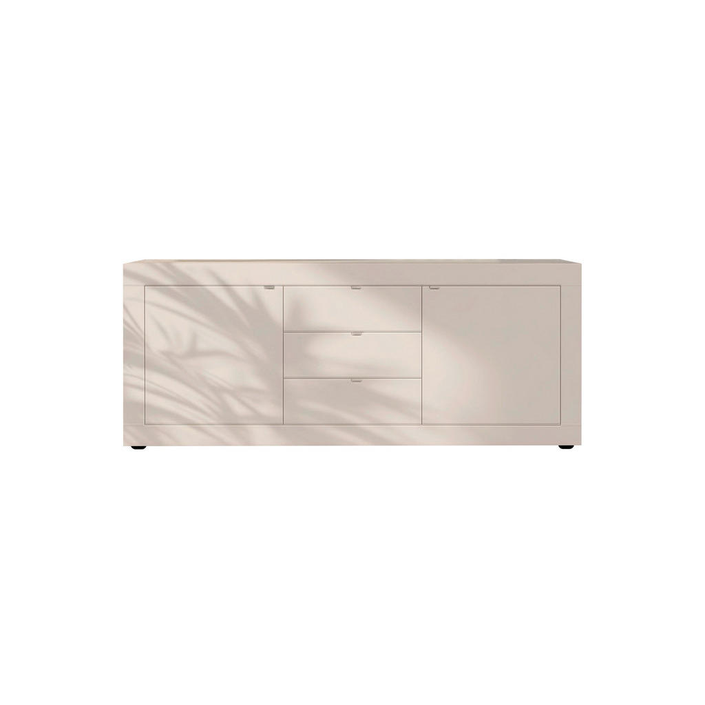 MID.YOU ŠIROKÁ KOMODA, kašmírová, 210/86/43 cm