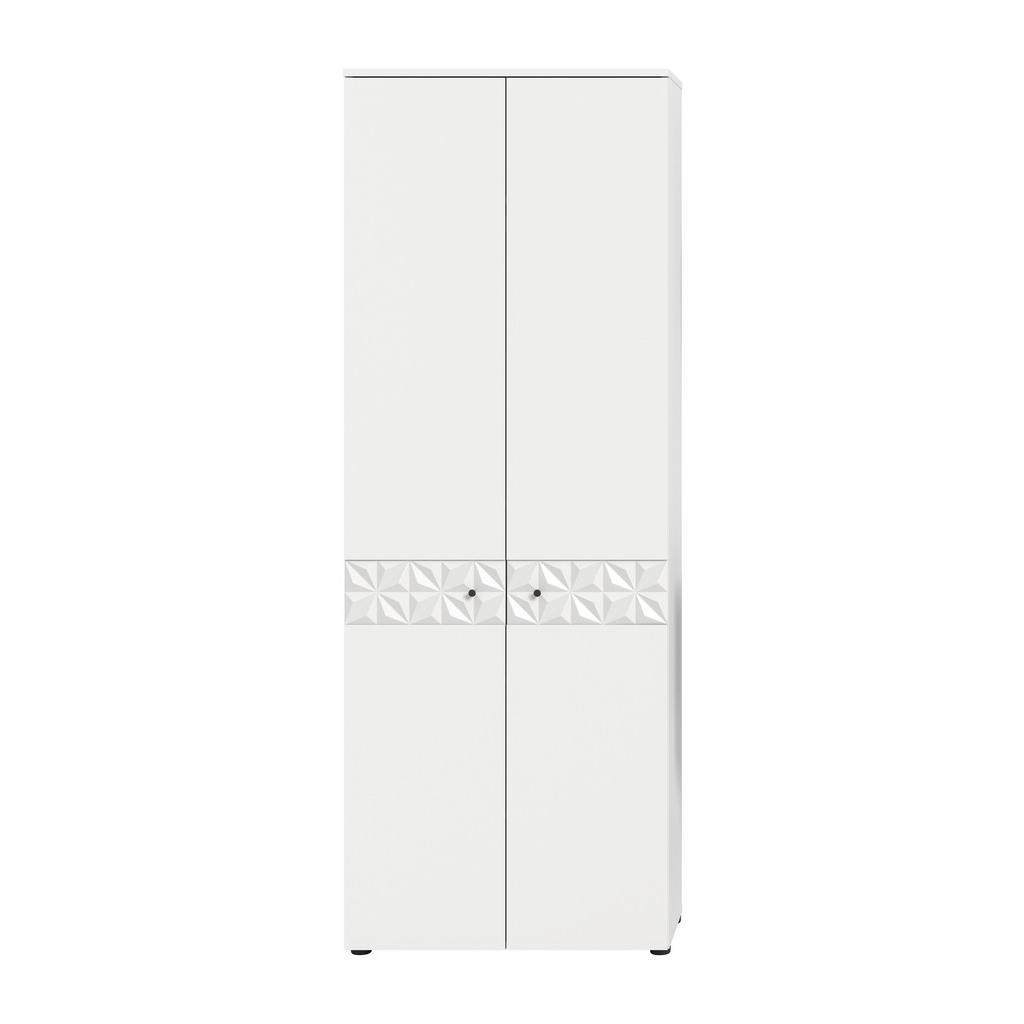 MID.YOU SKŘÍŇ NA ODĚV, bílá, 70/192/35 cm