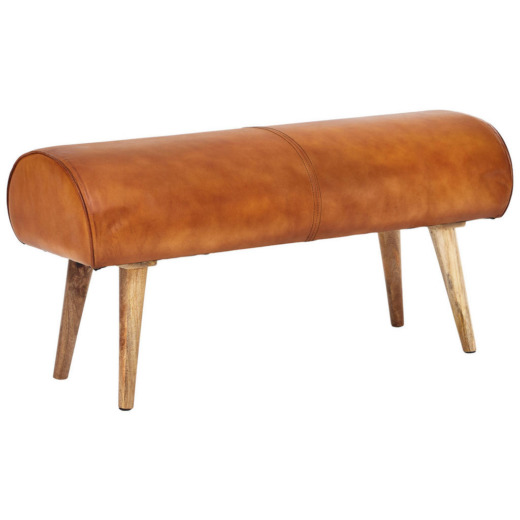 MID.YOU TABURETOVÁ LAVICE, kůže, 100/53/40 cm