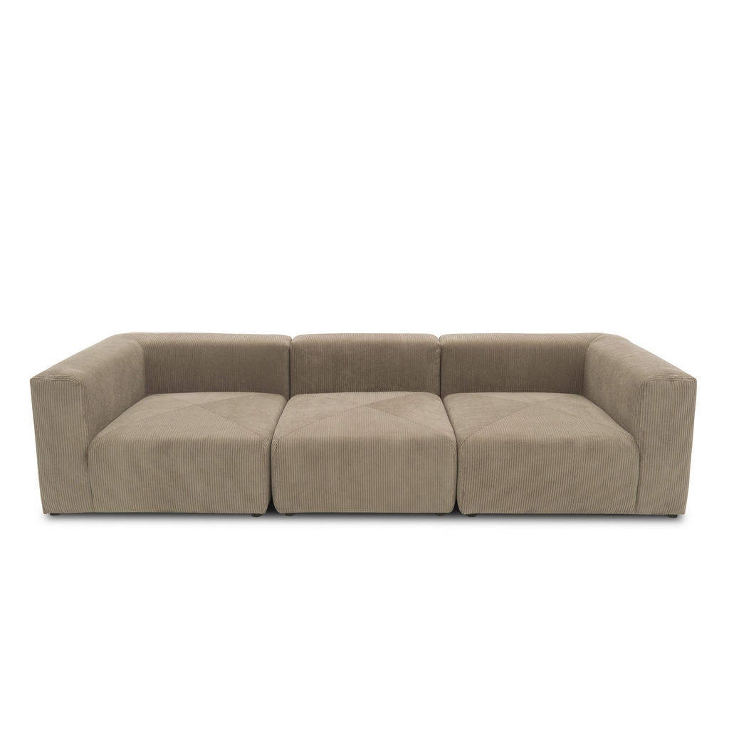 MID.YOU TŘÍMÍSTNÁ POHOVKA, textil, jílová barva 1
