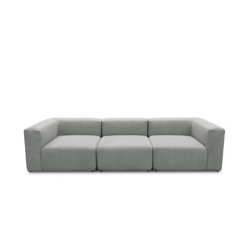 MID.YOU TŘÍMÍSTNÁ POHOVKA, textil, světle šedá