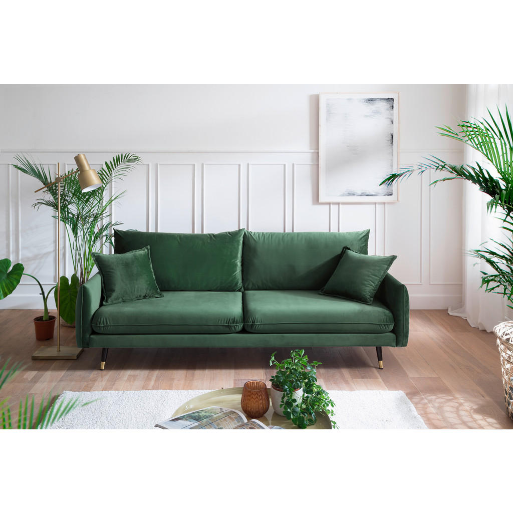 MID.YOU TŘÍMÍSTNÁ POHOVKA, textil, zelená