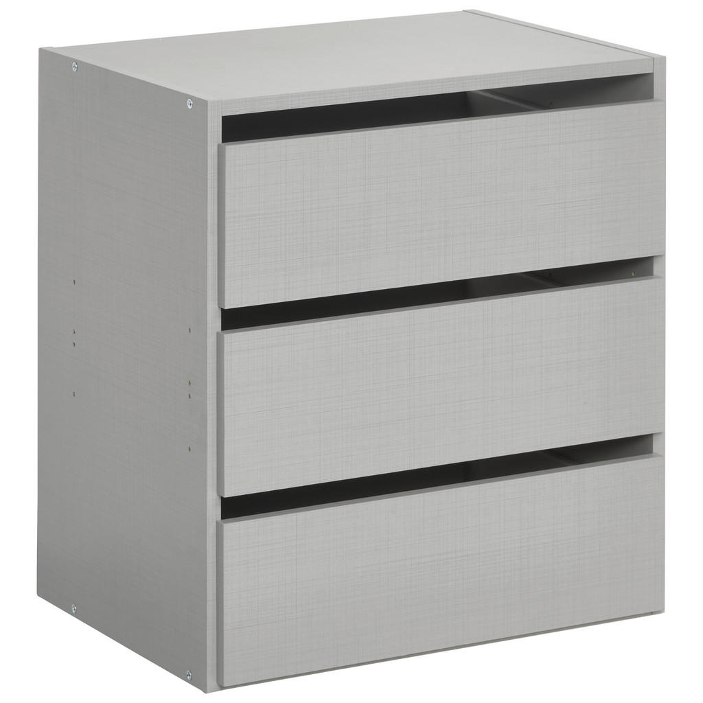 MID.YOU VNITŘNÍ ZÁSUVKY, šedá, 52/57/40 cm