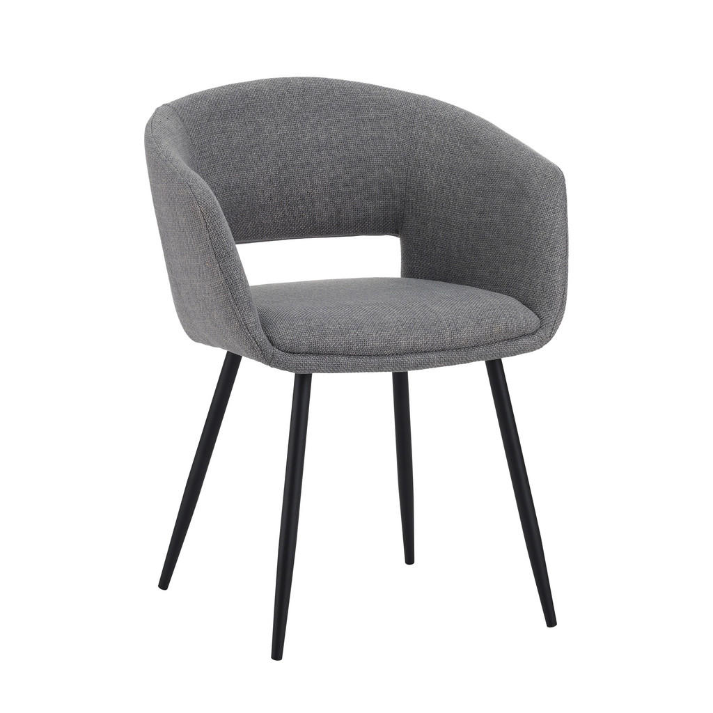 MID.YOU ŽIDLE S PODRUČKAMI, šedá