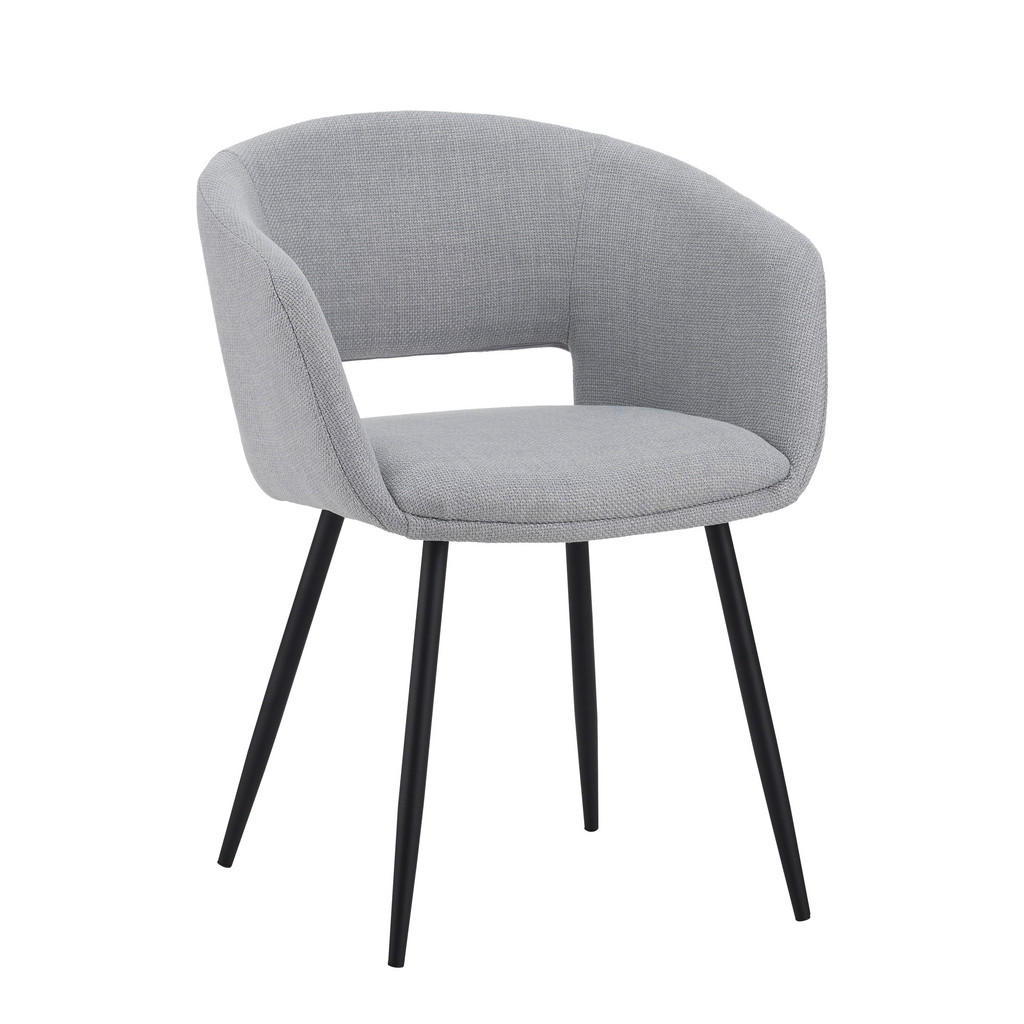 MID.YOU ŽIDLE S PODRUČKAMI, světle šedá