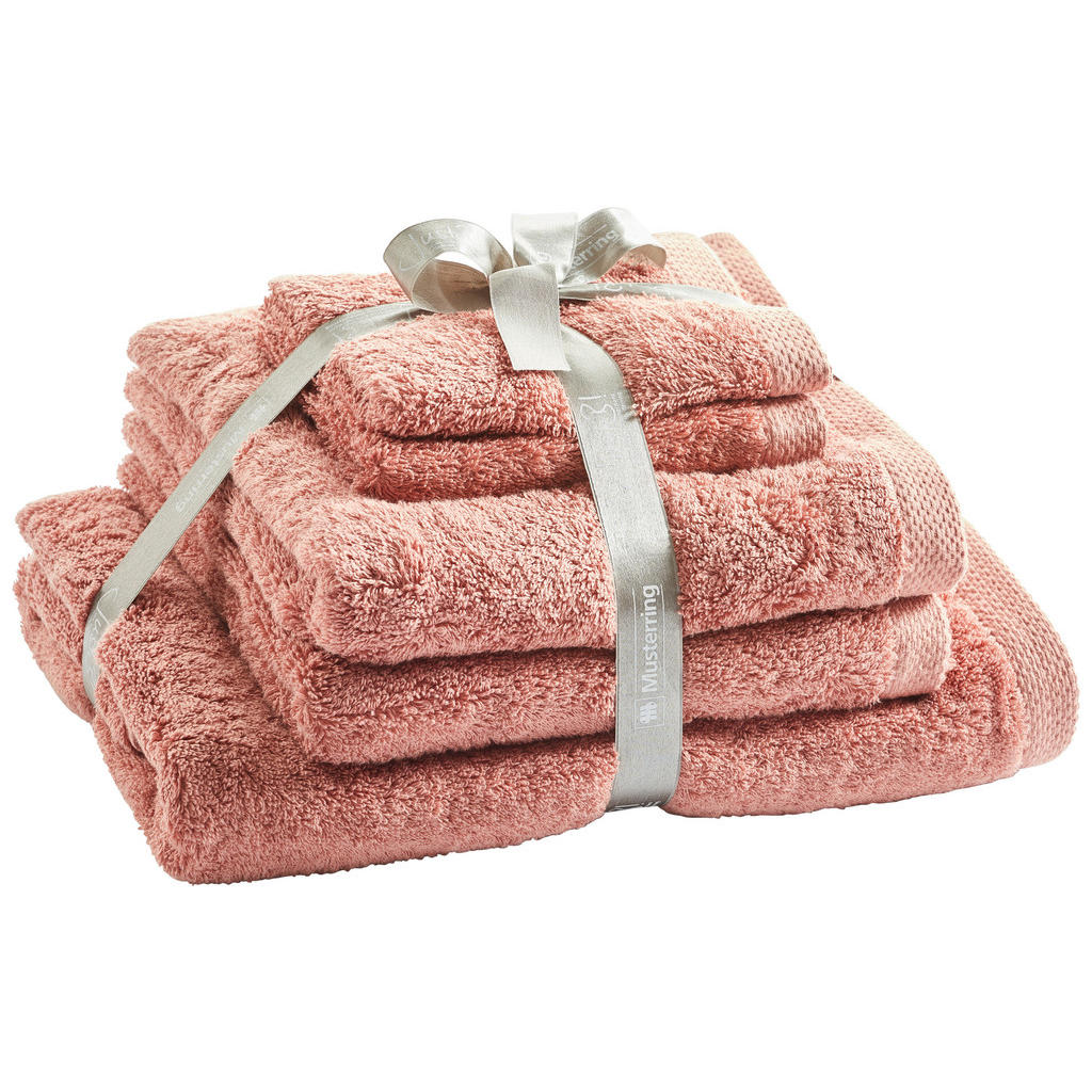 Musterring SADA RUČNÍKŮ A OSUŠEK, růžová, starorůžová