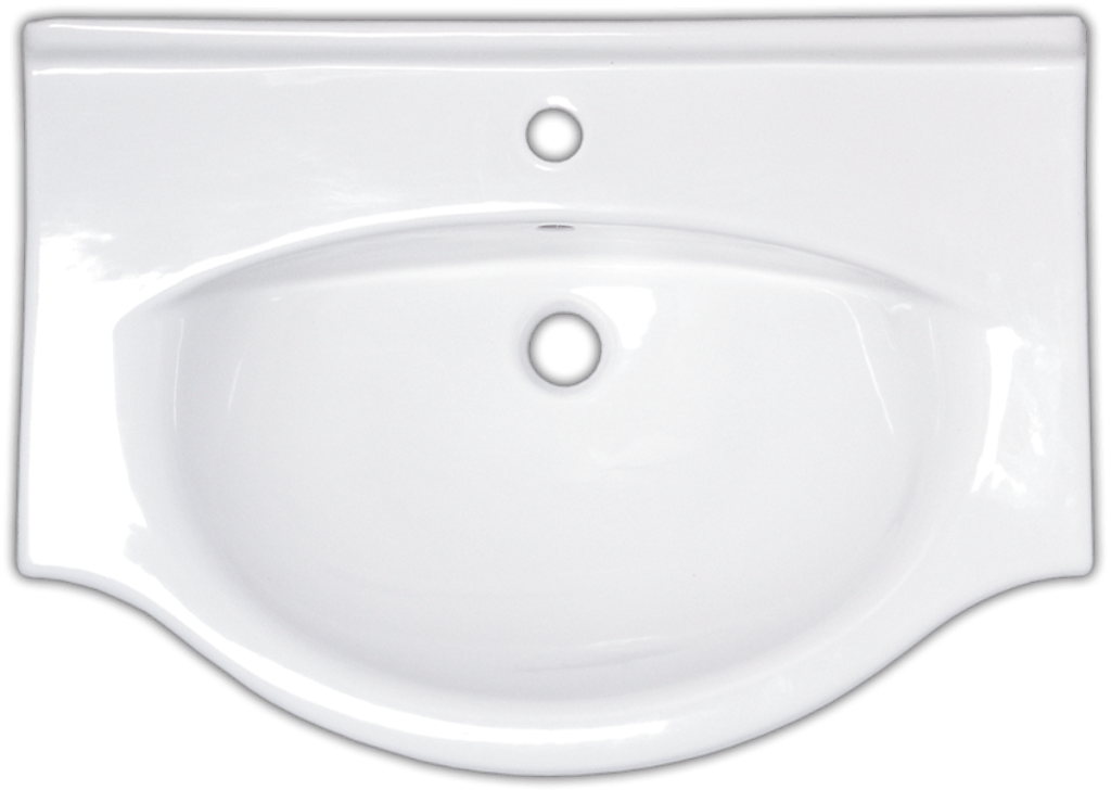 Nábytkové umyvadlo Naturel Pro 81x50 cm otvor pro baterii uprostřed HA5680 HA5680