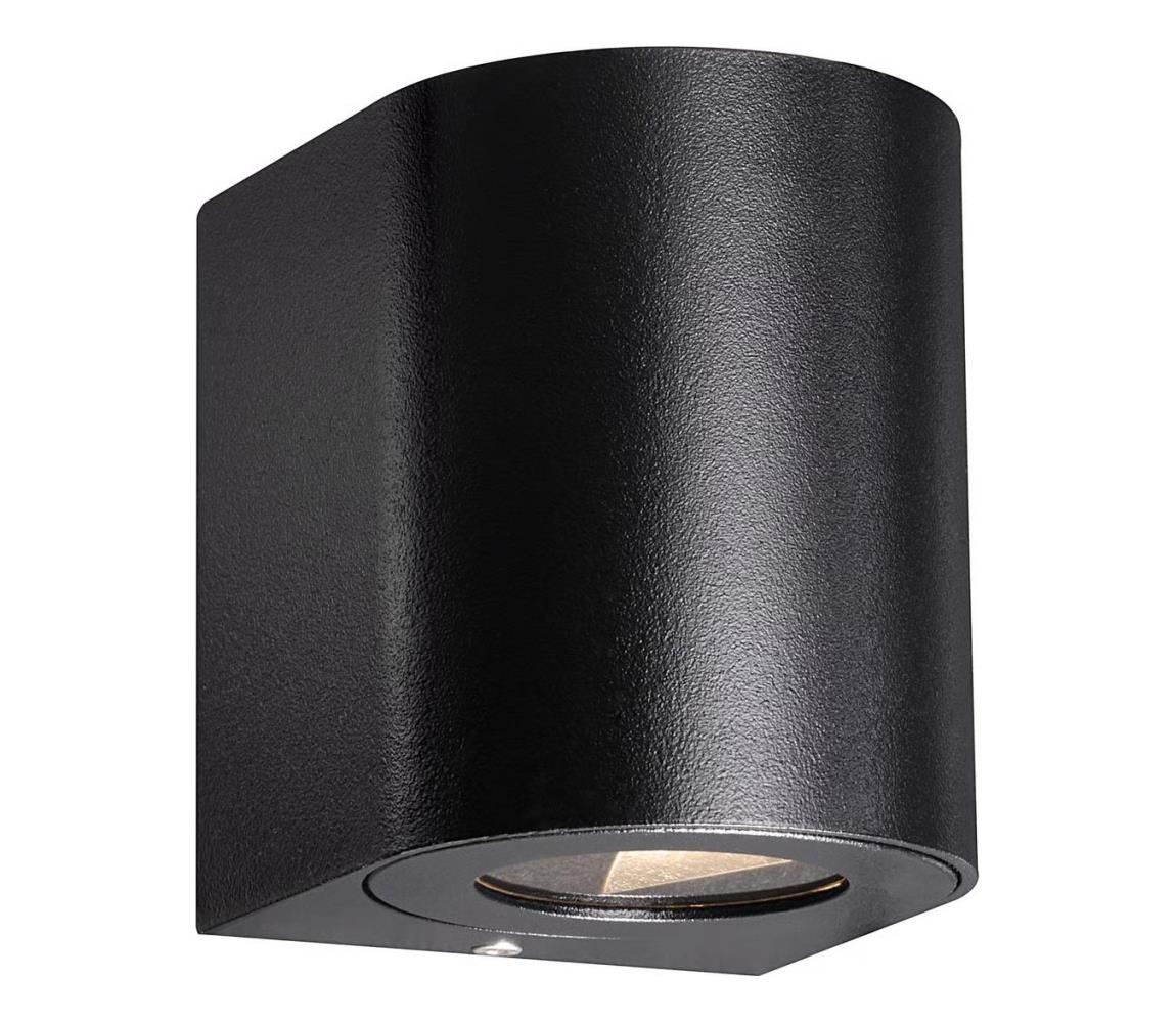 Nordlux - LED Venkovní nástěnné svítidlo CANTO 2xLED/5,5W/230V IP44 černá 49701203