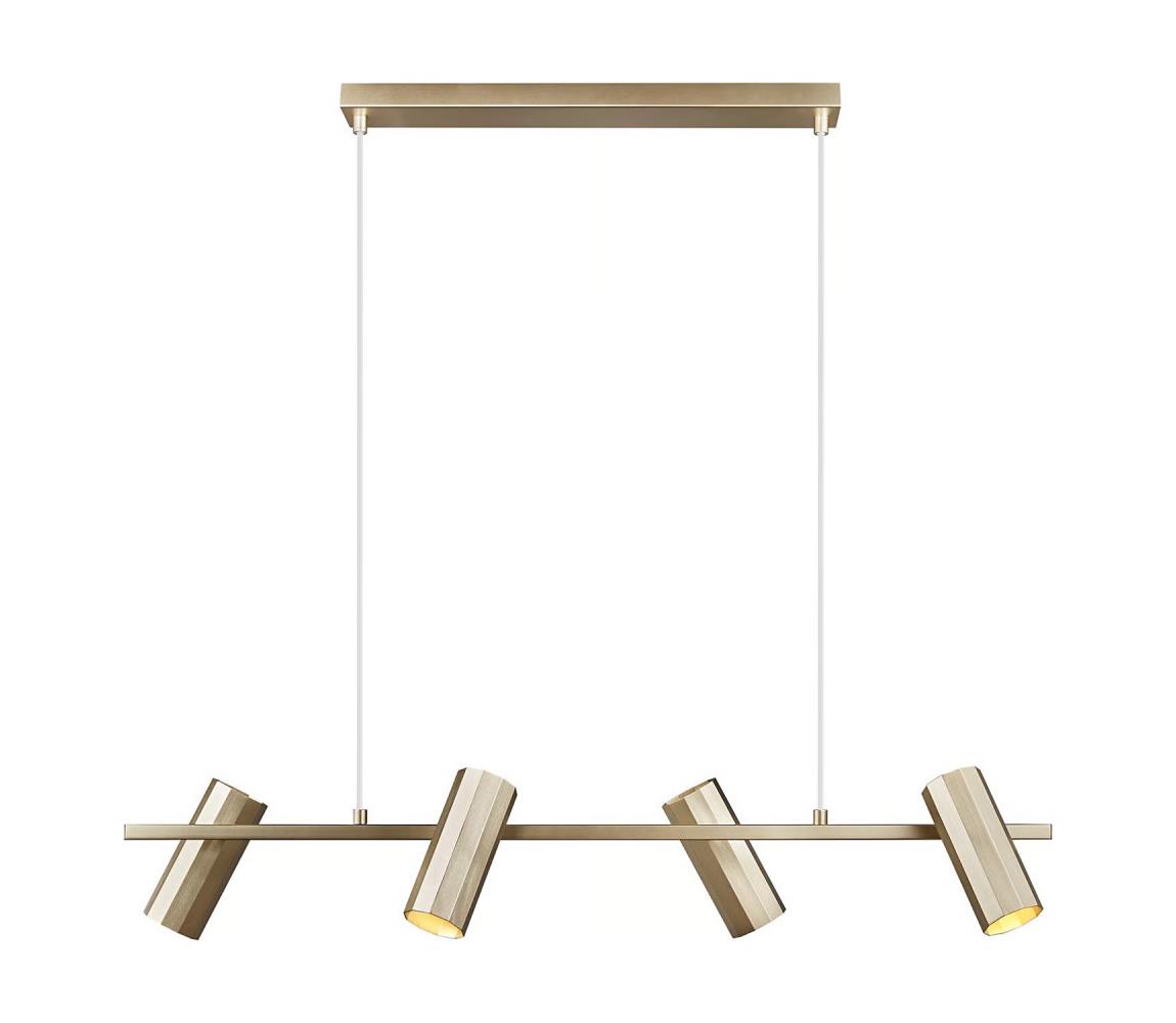Nordlux - Lustr na lanku ALANIS 4xGU10/15W/230V mosaz 2213423035