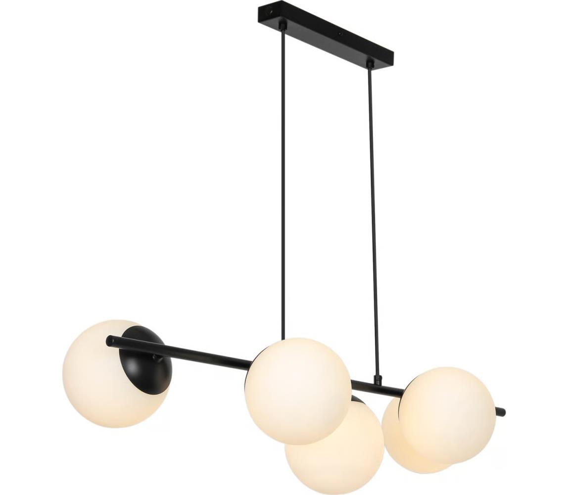 Nordlux - Lustr na lanku LILLY 5xE14/10W/230V černá 2612623003