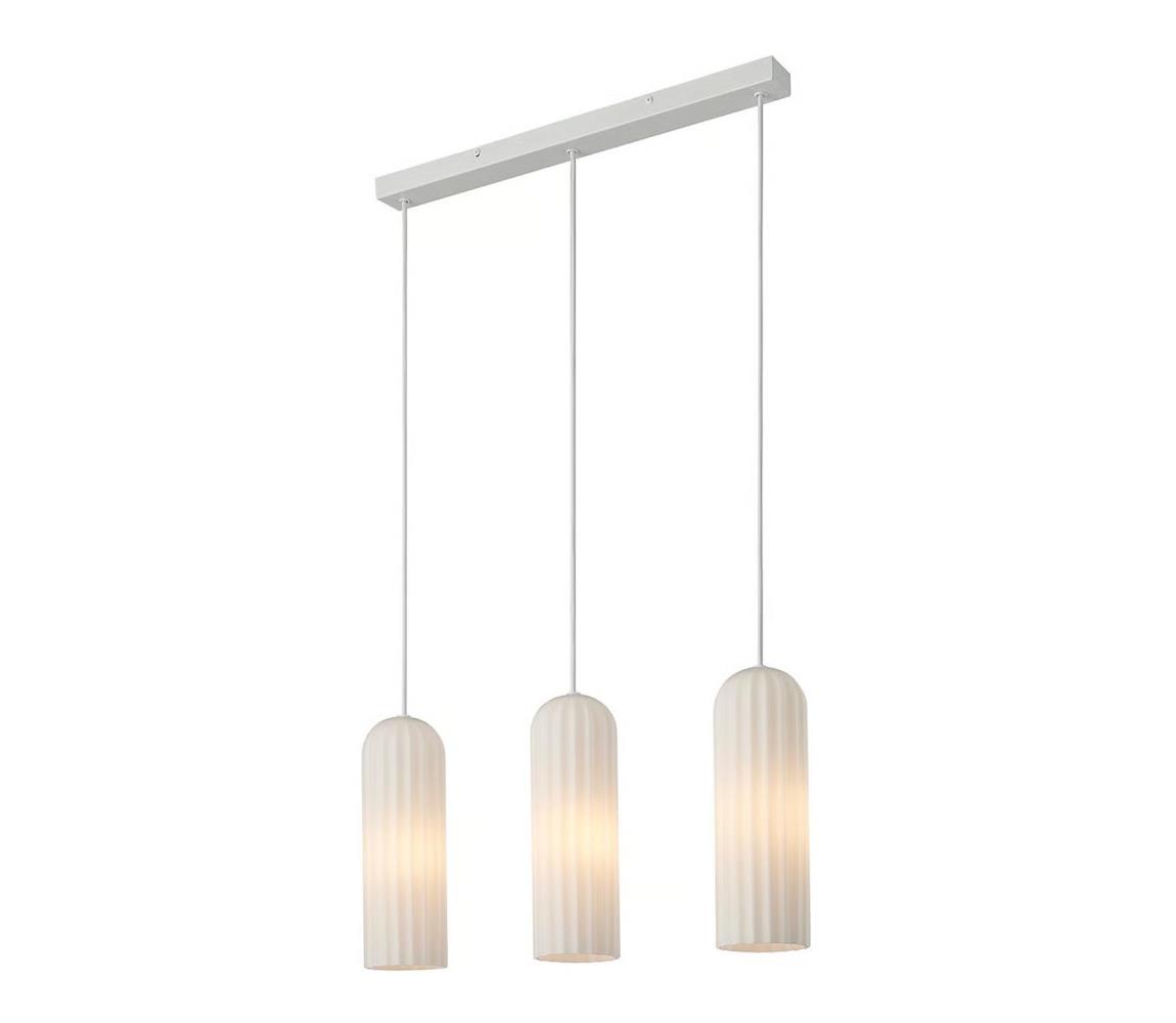 Nordlux - Lustr na lanku MIELLA 3xE27/25W/230V bílá 2412533001