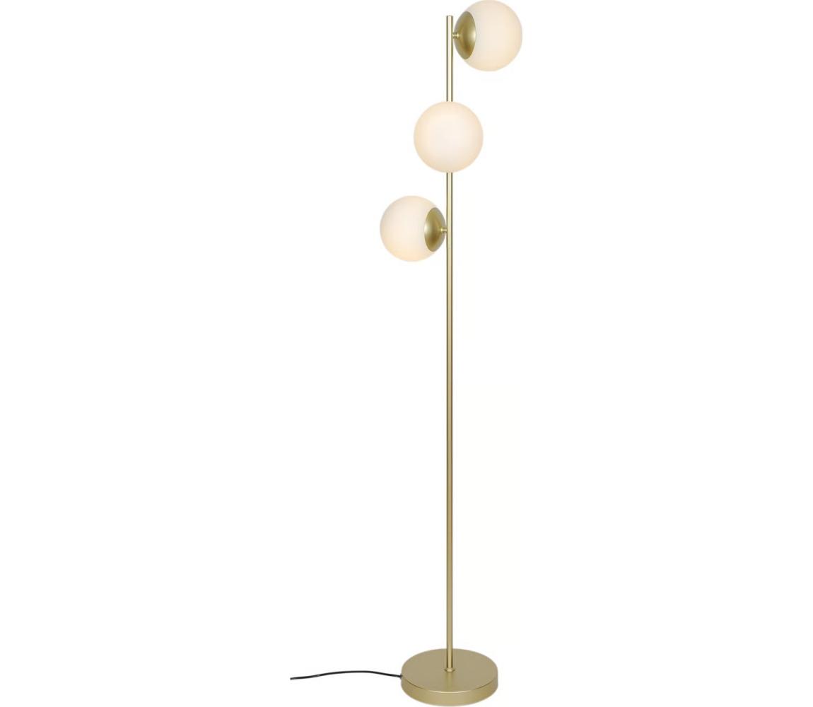 Nordlux - Stojací lampa LILLY 3xE14/10W/230V mosaz 48613035