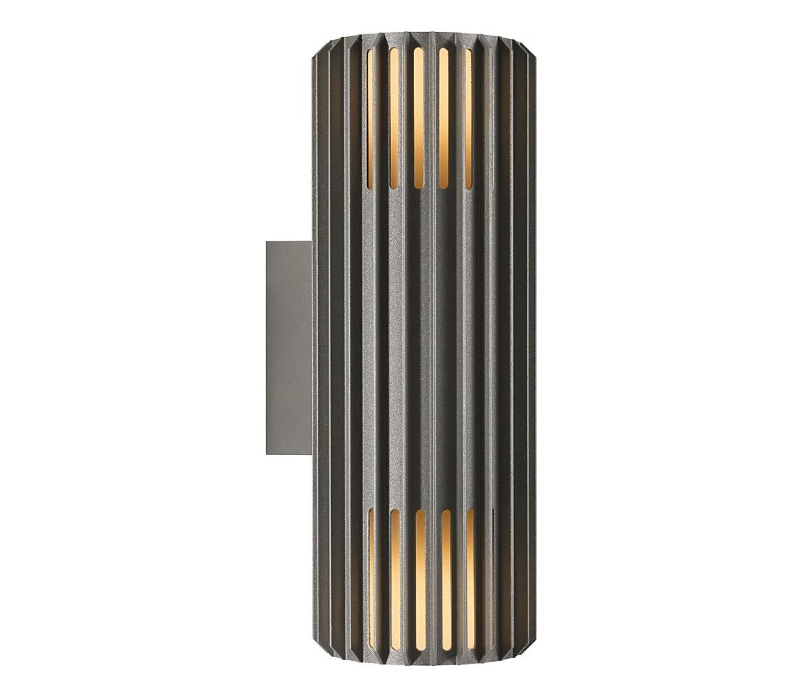 Nordlux - Venkovní nástěnné svítidlo ALUDRA 2xE27/15W/230V IP54 antracit 2418121250