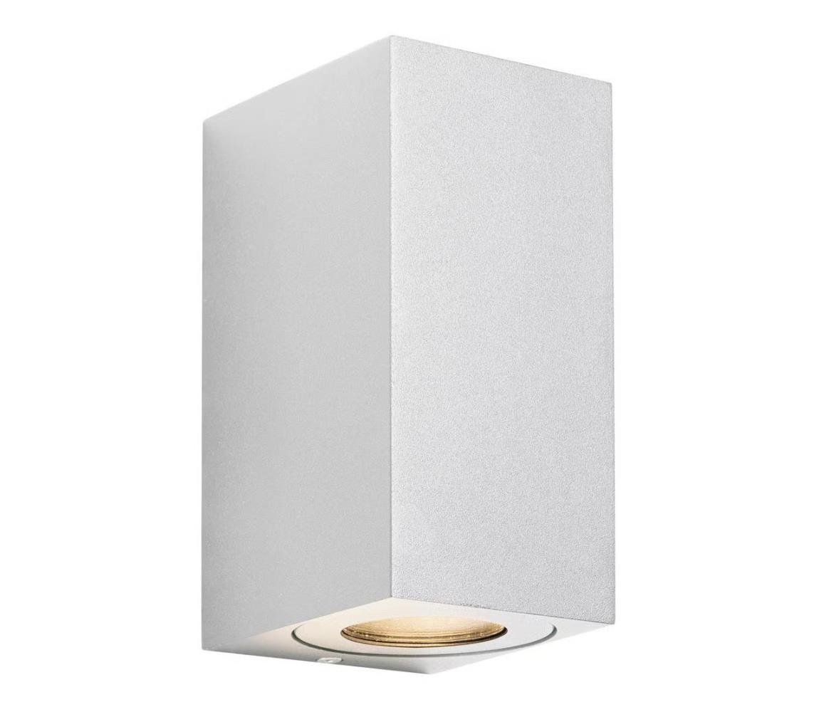 Nordlux - Venkovní nástěnné svítidlo CANTO 2xGU10/28W/230V IP44 bílá 49731001