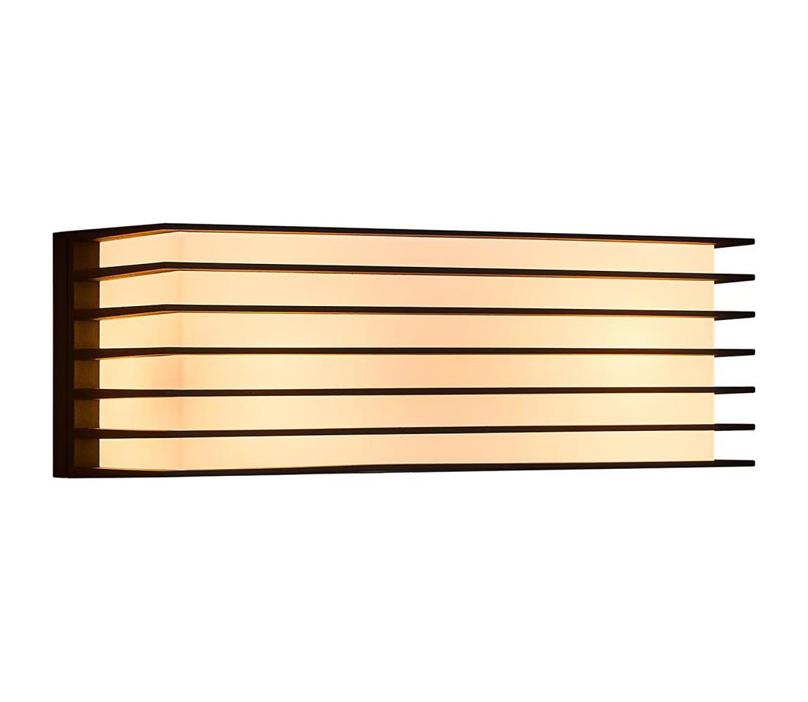 Nordlux - Venkovní nástěnné svítidlo FLUCTUS 2xE27/15W/230V IP44 2318231003