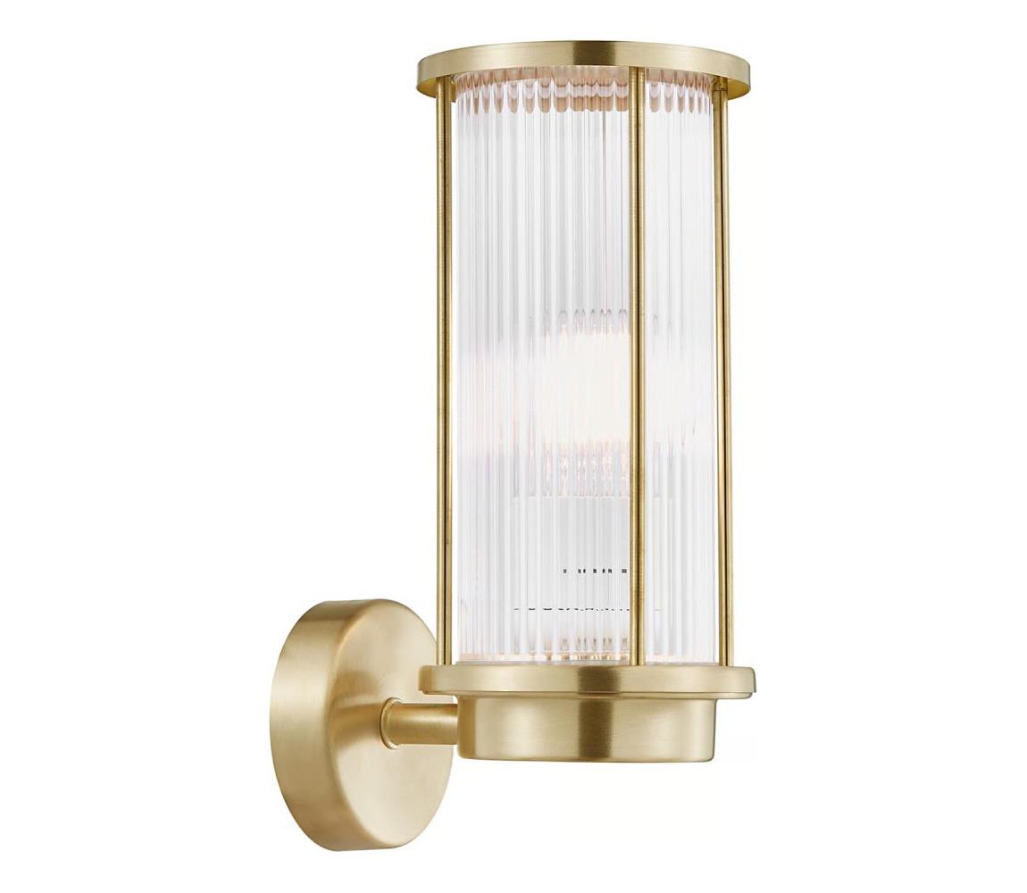 Nordlux - Venkovní nástěnné svítidlo LINTON 1xE27/15W/230V IP54 mosaz 2218281035