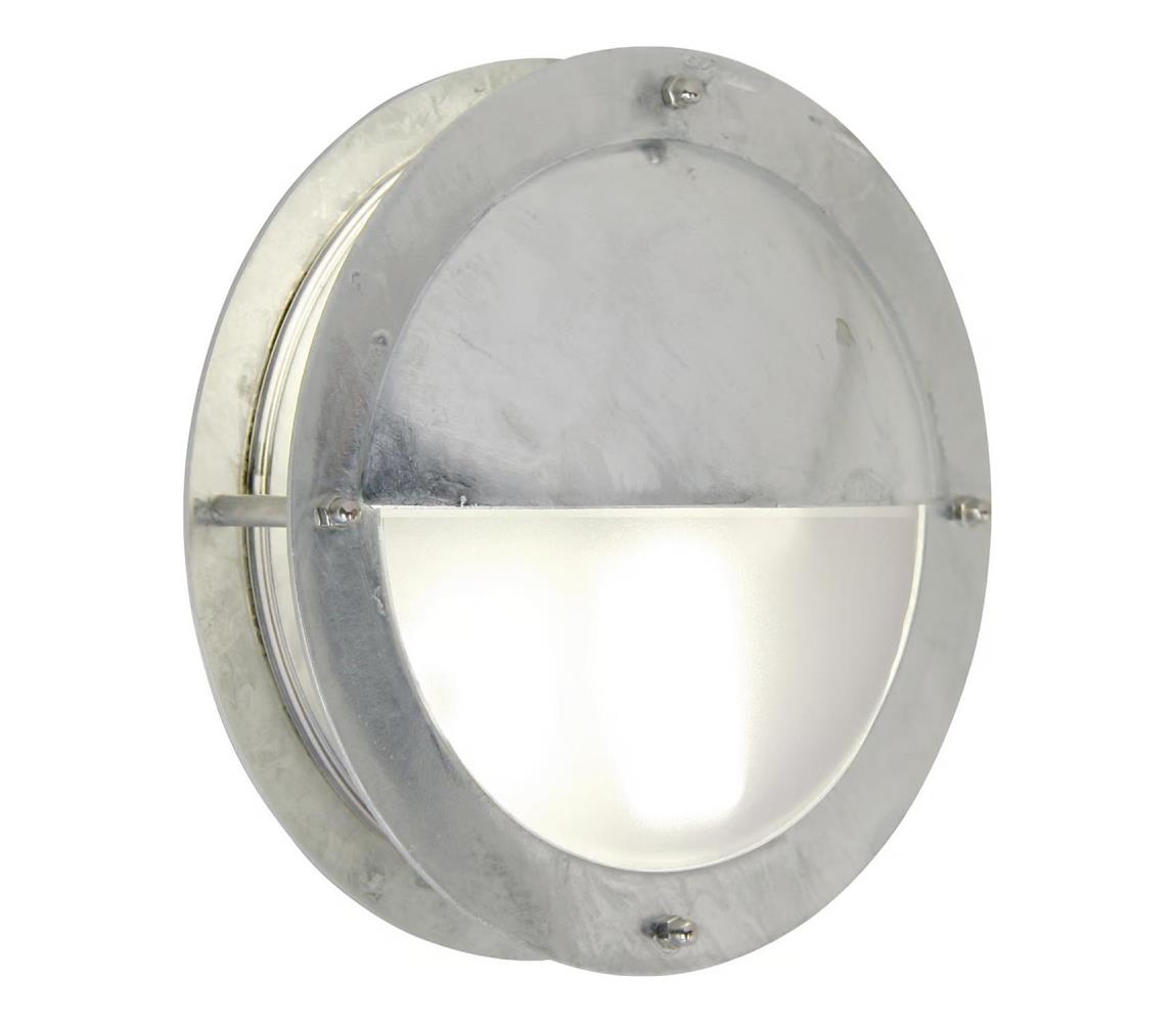 Nordlux - Venkovní nástěnné svítidlo MALTA 1xE27/60W/230V IP54 stříbrná 21841031