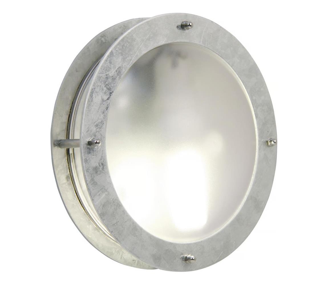 Nordlux - Venkovní nástěnné svítidlo MALTA 1xE27/60W/230V stříbrná 21861031