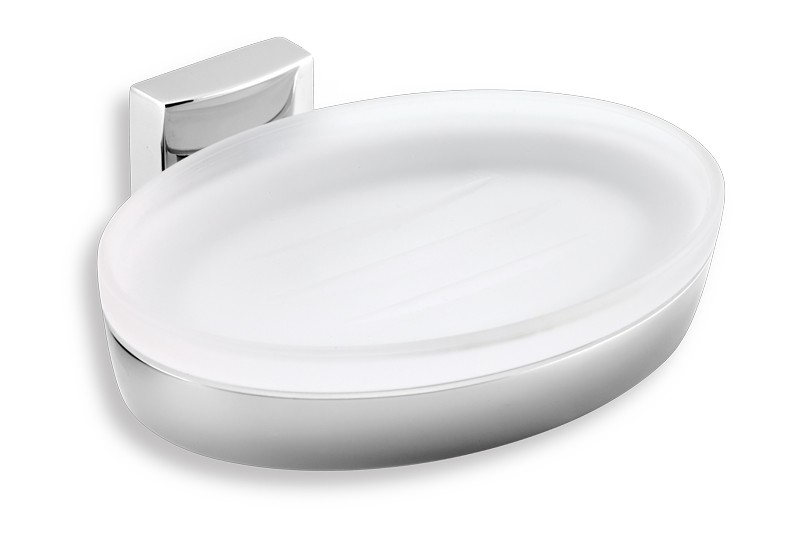 NOVASERVIS Mýdlenka sklo Metalia 12 chrom 0236,0