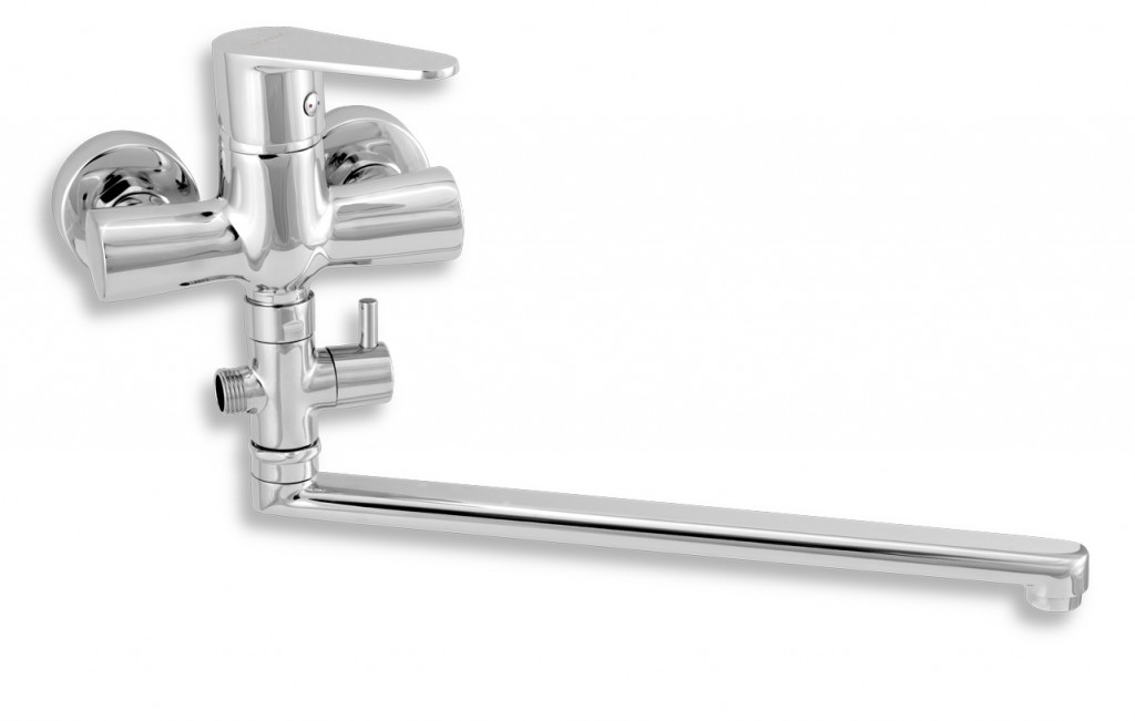 NOVASERVIS Paneláková bez příslušenství 100mm Titania Fresh chrom 96673/1,0