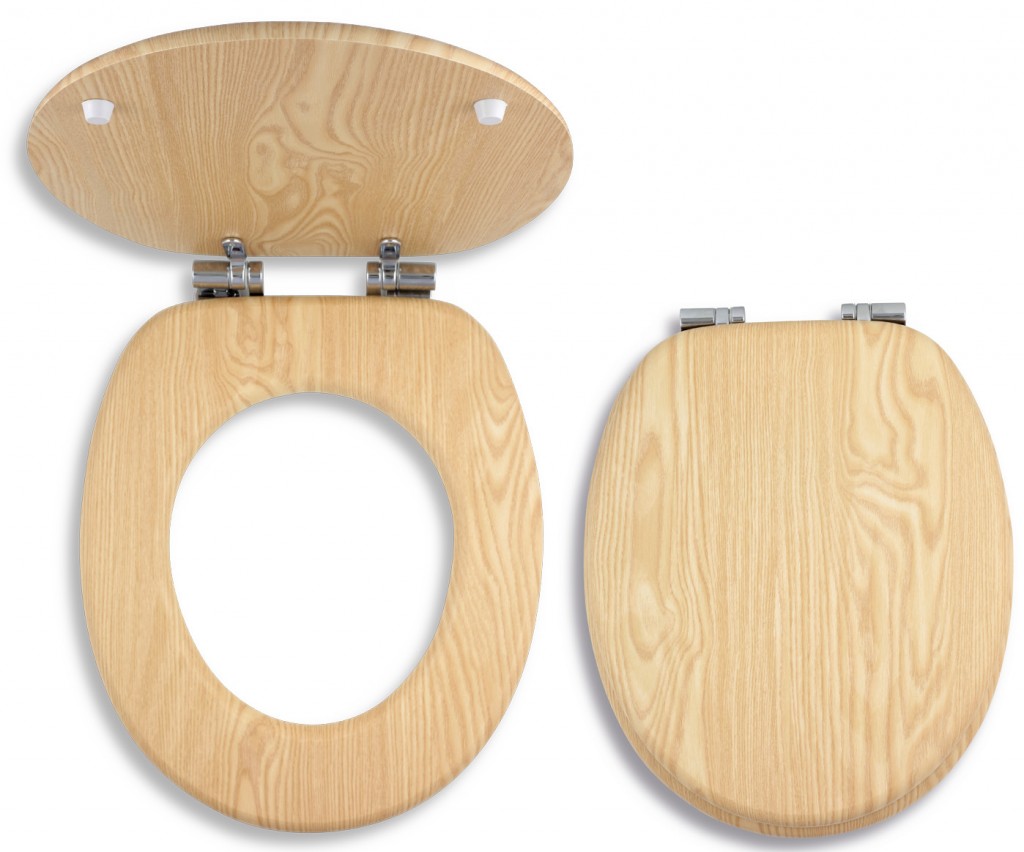 NOVASERVIS Sedátko dýhované jasan soft MDF WC/SOFTJASAN