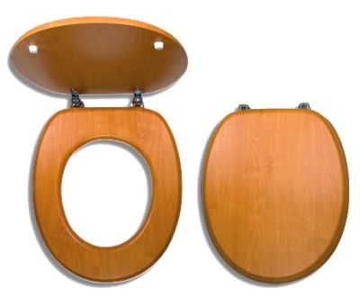 NOVASERVIS Sedátko dýhované orech  MDF WC/ORECH