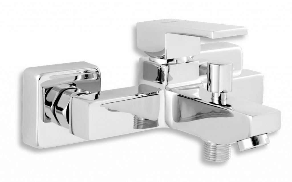 NOVASERVIS Vanová baterie bez příslušenství 150 mm Titania CUBE chrom 98820/1,0
