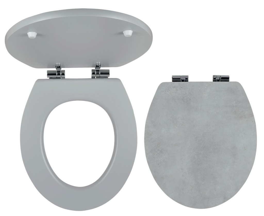 NOVASERVIS WC sedátko, MDF s potiskem, panty kov-chrom WC/SOFTSTONE1