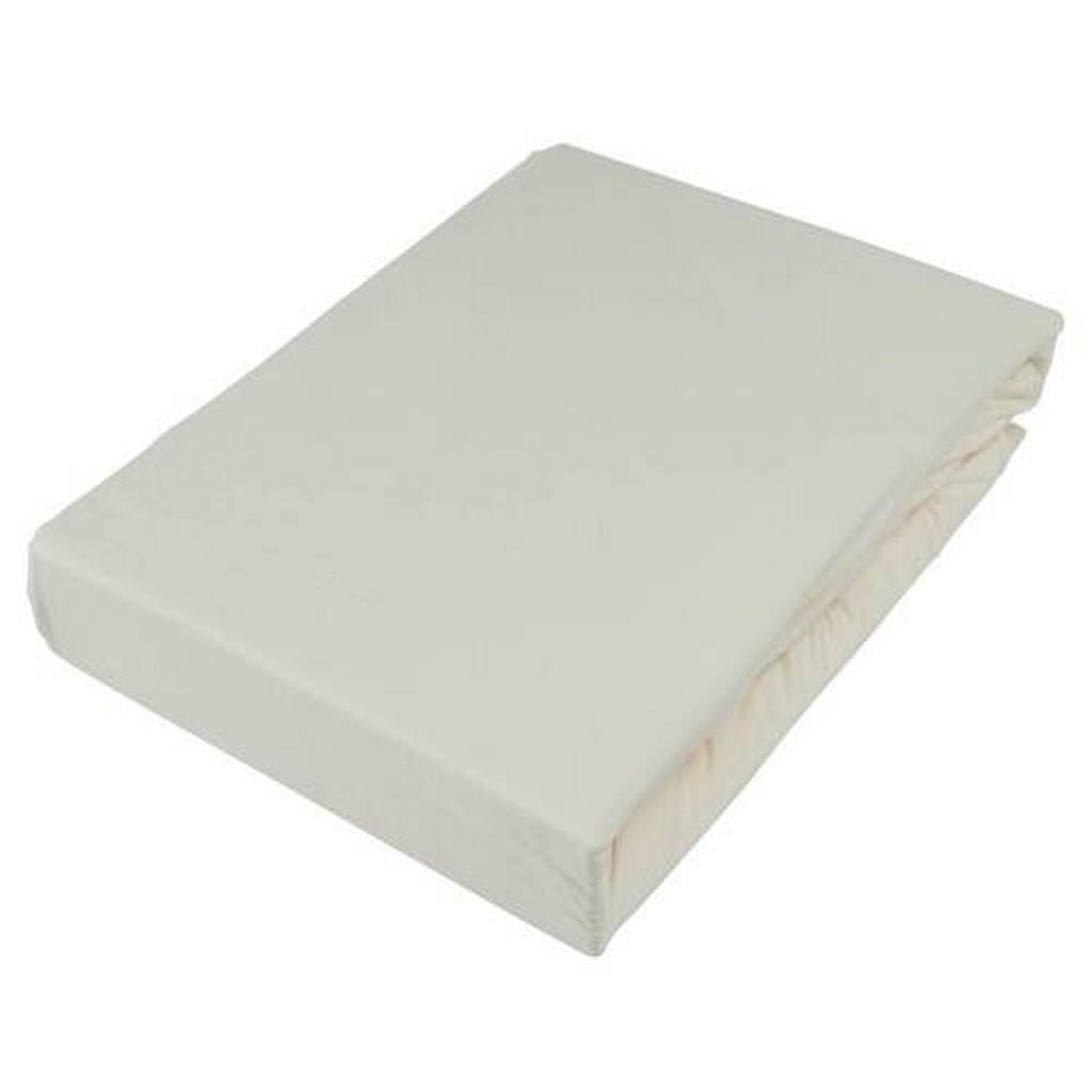 Novel BOXSPRINGOVÉ PROSTĚRADLO, žerzej, ecru, 180/220 cm